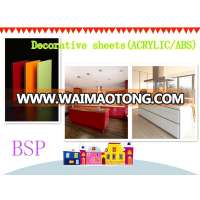 Colorful Glossy PMMA/ABS Panel for Furniture